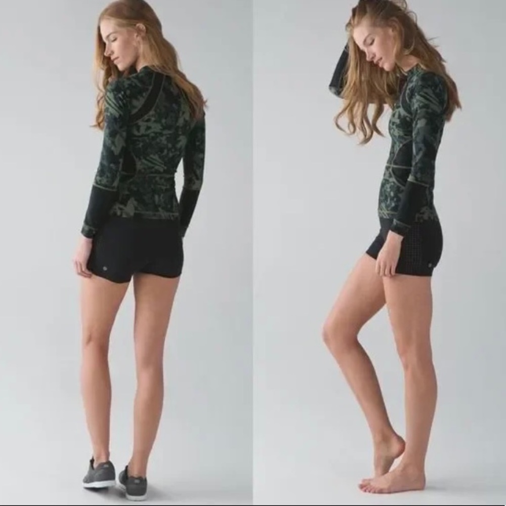 Lululemon athletica Suns out camouflage print rash guard, swimwear, surf, NWT 2